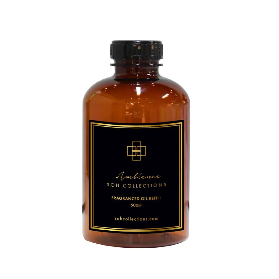 Brown plastic bottle of fragrant oil refill for Celebrate Scenting System diffuser